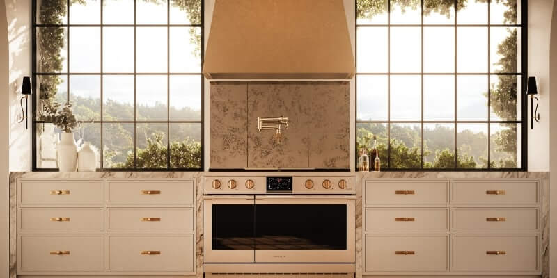 monogram range and white counters